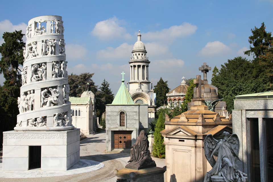 Cimitero Monumentale Milano lapidi