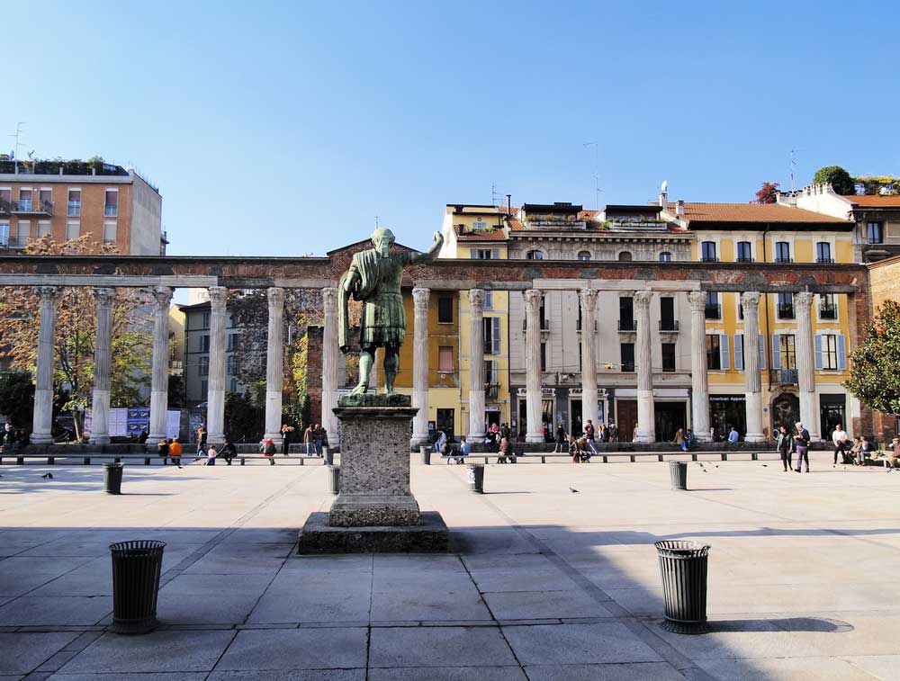 Basilica San Lorenzo colonne
